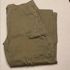 40x32 CHAPS True Denim Cargo Jeans - Green